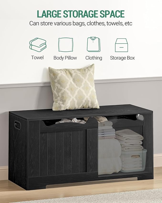Hzuaneri 43.3" Storage Chest, Extra Large Storage Bench Trunk - Image 6