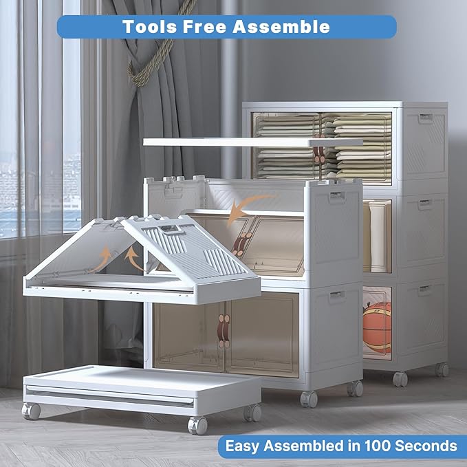 Extra Large Stackable Storage Bins - Image 5