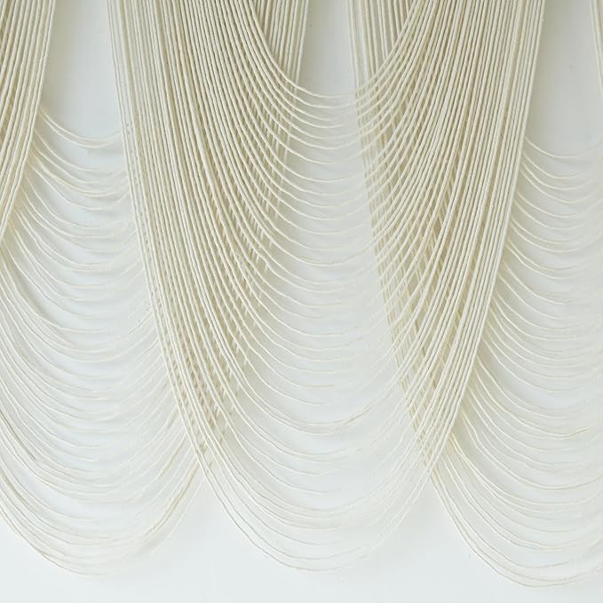 Macrame Wall Hanging Large Macrame Wall Decor Yarn Art 57" W x 41" L - Image 7