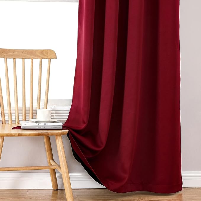 ChrisDowa 100% Blackout Curtains 84 inch Long - Image 7