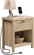 SICOTAS Night Stand with Charging Station by SICOTAS