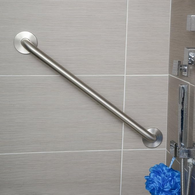 Amazon Basics Bathroom Handicap Safety Grab Bar, 42 Inch Length, 1.25 Inch - Image 4
