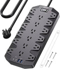 Surge Protector Power Strip, SUPERDANNY 18 AC Outlets by SUPERDANNY