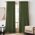 RYB HOME Velvet Closet Curtains 84 inches, Room Darkening Thermal Insulated by RYBHOME