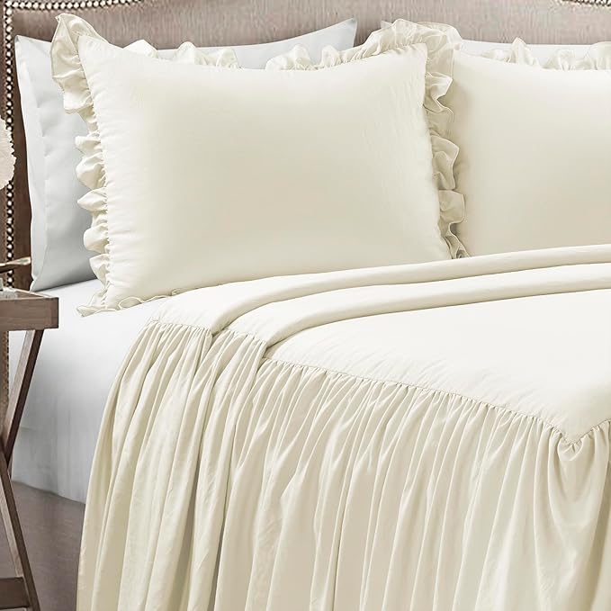 Lush Decor Ruffle Skirt Bedspread Set - Image 3
