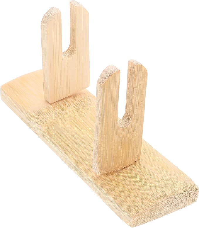 IMIKEYA Wood Folding Fans Stand Japanese Fan Holders Folding Handy Fans Display by IMIKEYA