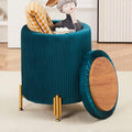 Mxfurhawa Round Ottoman Foot Stool by Mxfurhawa