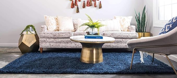 Unique Loom Solid Shag Collection Area Rug - Image 14