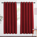 NICETOWN Burgundy Red Blackout Curtains by NICETOWN