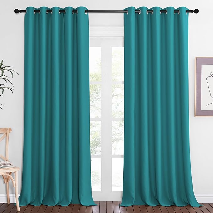 NICETOWN Blackout Curtains 84 Inch Length, Thermal Insulated Curtains by NICETOWN