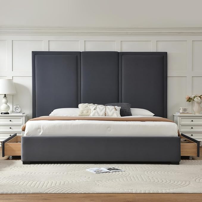 YUHUASHI King Size Bed Frame - Image 3