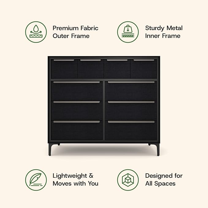 Naima Premium Fabric Dresser - Image 7