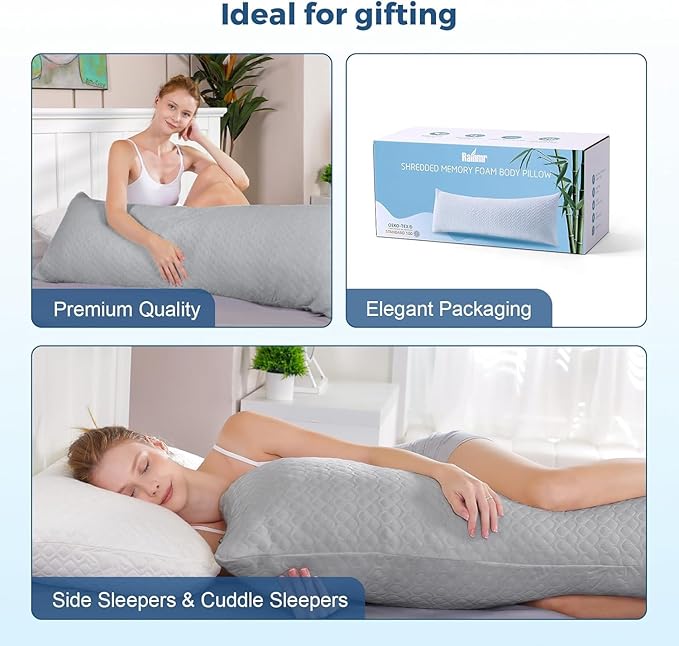 Thick Memory Foam Body Pillow - Image 7