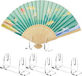 Roowest 4 Pcs Acrylic Fan Display Stand Folding Clear Fan Holder Easel Japanese by Roowest