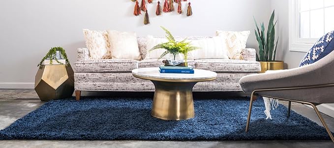 Unique Loom Solid Shag Collection Area Rug - Image 13