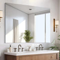 CILIBER Frameless Mirror, 40x48 Inch Large Bathroom Mirrors by CILIBER