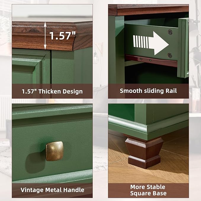 SAVOR LIFE Farmhouse End Tables Living Room - Image 6