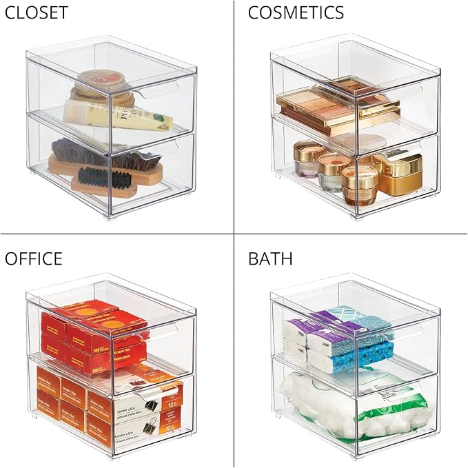 mDesign Stackable Storage Containers Box - Image 8
