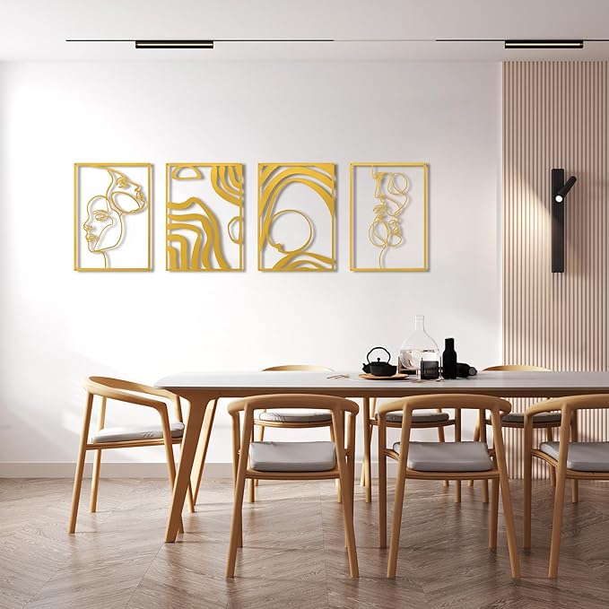 Art3d Metal Wall Art, Line Art Wall Décor, Life and Romance Story theme - Image 7