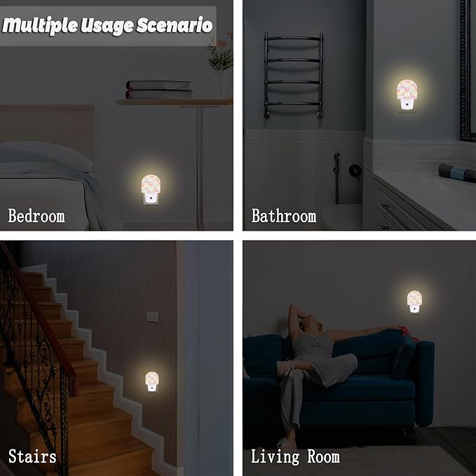 sndheke Groovy Hippie Daisies Flowers Night Light - Image 7
