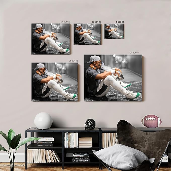 B.B.F MAKE 2025 Super Canvas Bowl Wall Art Champions Eagles Poster Print - Image 4
