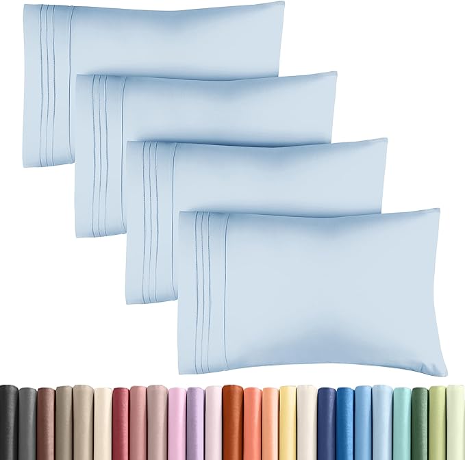 King Pillow Cases Set of 4 by CGKUnlimited