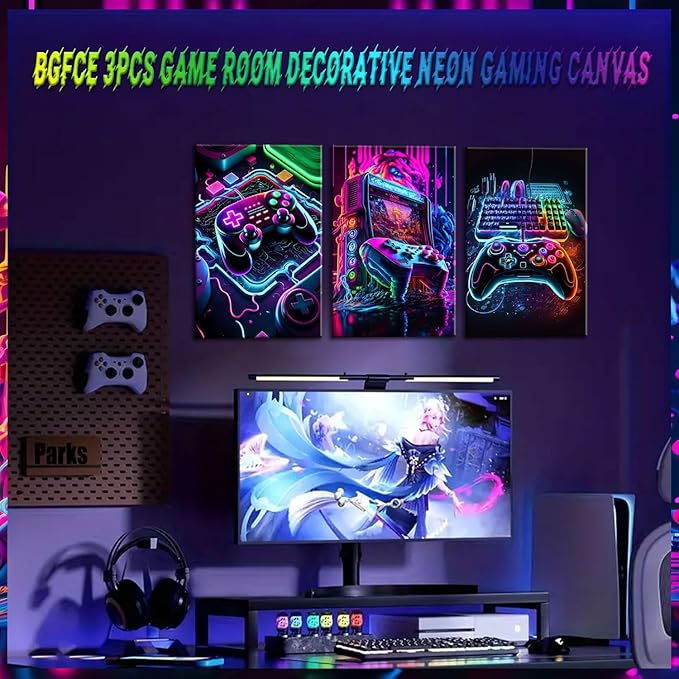 Game Room Decor Posters Set of 3 - Image 6
