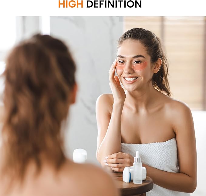 Bathroom Vanity Mirror for Wall, HD Shatterproof Glass, Hangs Horizontally or - Image 4
