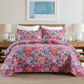 Cotton Bedspread Quilt Sets Reversible Bedding Coverlet Sets Comforter Paisley by Unknown