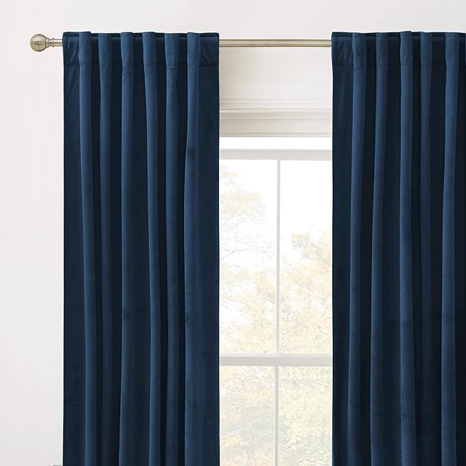 RYB HOME Velvet Curtains - Image 2
