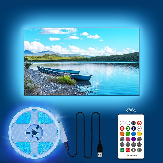 Led Lights for TV 82 85 86 90 95 Inches, 21Ft TV Led Backlight for TV Home by HAMLITE