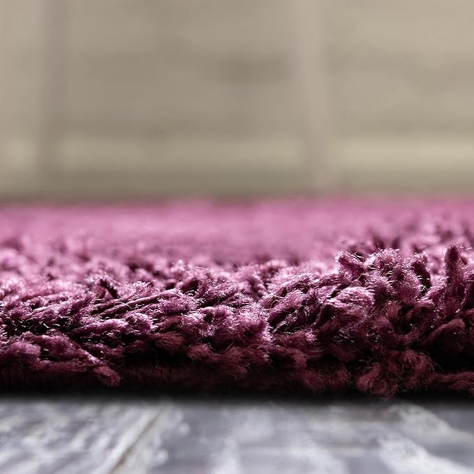 Unique Loom Solid Shag Collection Area Rug - Image 6