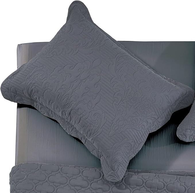 CHIXIN Microfiber King Pillow Shams Set of 2 - Image 3