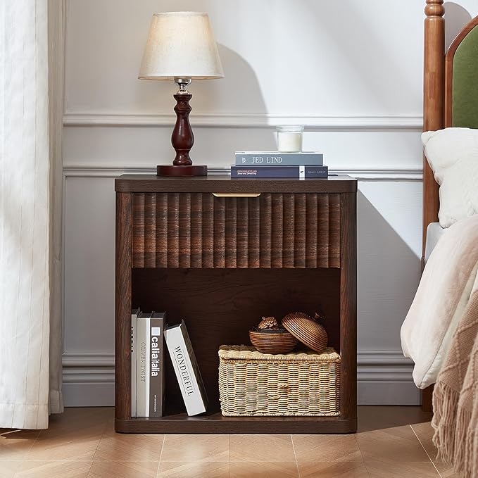 LEYAOYAO 23" Wide Fluted Night Stand - Image 3