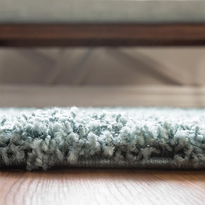 Unique Loom Solid Shag Collection Area Rug - Image 12