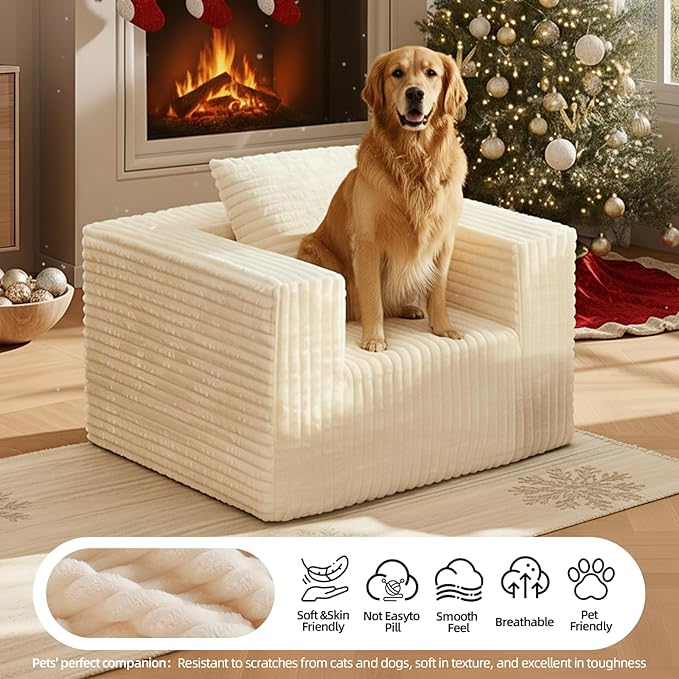 Single Cloud Sofa, Giant Bean Bag Chair - Image 5