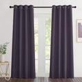 NICETOWN Greyish Purple Blackout Curtains 84 inch Length 2 Panels, Grommet by NICETOWN