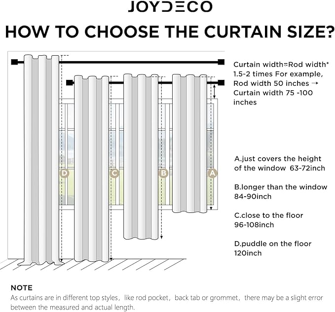 Joydeco White Velvet Curtains 96 inch Length 2 Panels, Luxury Blackout Rod - Image 9