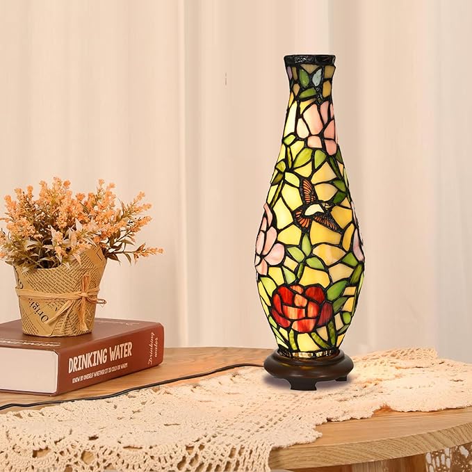 A0010 Tiffany Style Vase Table Lamp LED - Image 3
