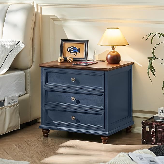 24" Wide Farmhouse Nightstand Set of 2, Farmhouse Furniture Series - Image 6