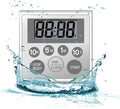 NUOSWEK Digital Timer Waterproof Shower Timer Shower Clock Bathroom Kitchen by NUOSWEK