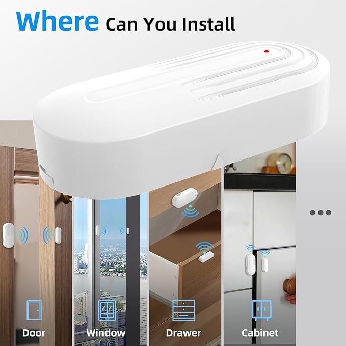 Daytech Wireless Door Sensor Chime Door Entry Chime - Image 7