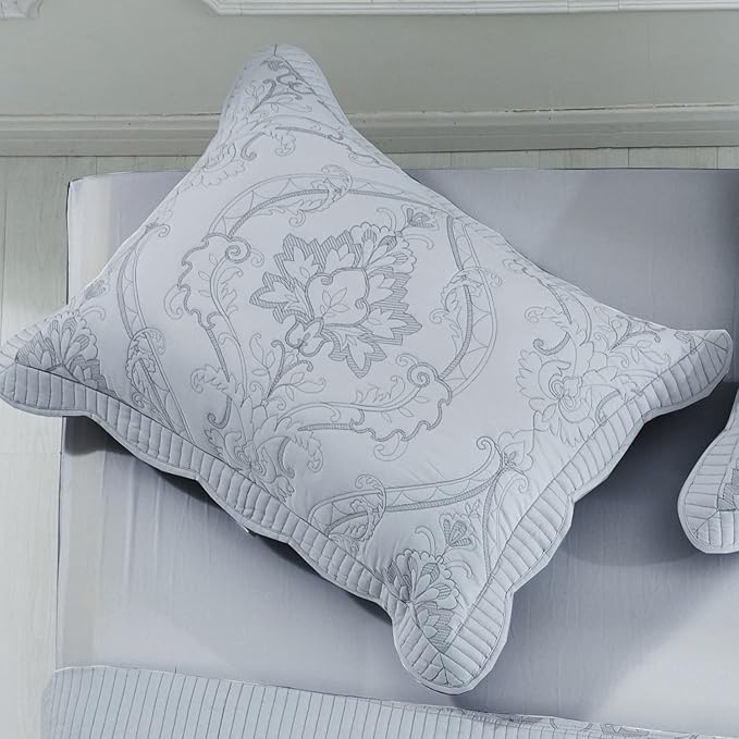 CHIXIN Microfiber Standard Pillow Shams Set of 2 - Image 3