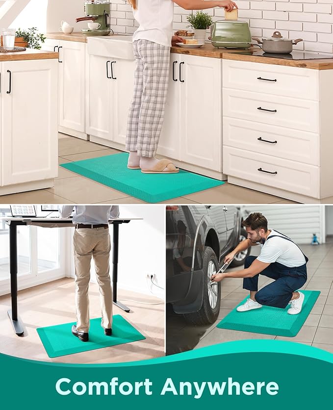 Ophanie Kitchen Mats for Floor, 3/4 Inch Thick Kitchen Rugs, Waterproof - Image 8