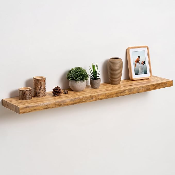 fuqing Live Edge Floating Shelves by Fuqing