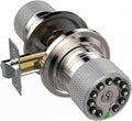 iulock Smart Door Knob with Keypad and Key, Keyless Entry Door Lock with Rubber by iulock