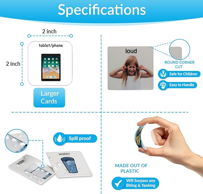 Visual Communication Book, 162 ASD Photo Picture Cards: Autism Language - Image 6