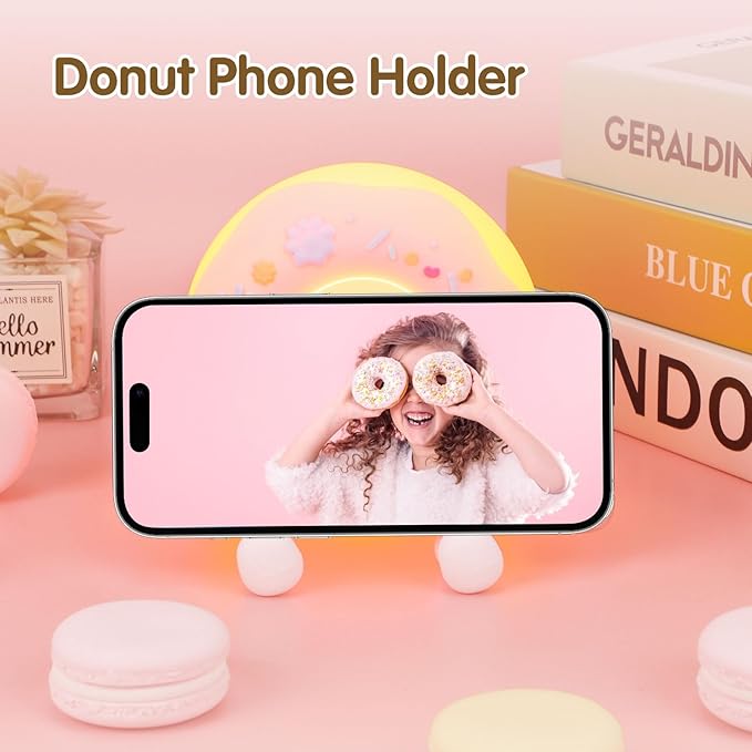 QANYI Donut Lover Light, Rechargeable Novelty Donut Lamp - Image 3