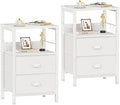 Furologee Nightstands Set of 2, End Table by Furologee