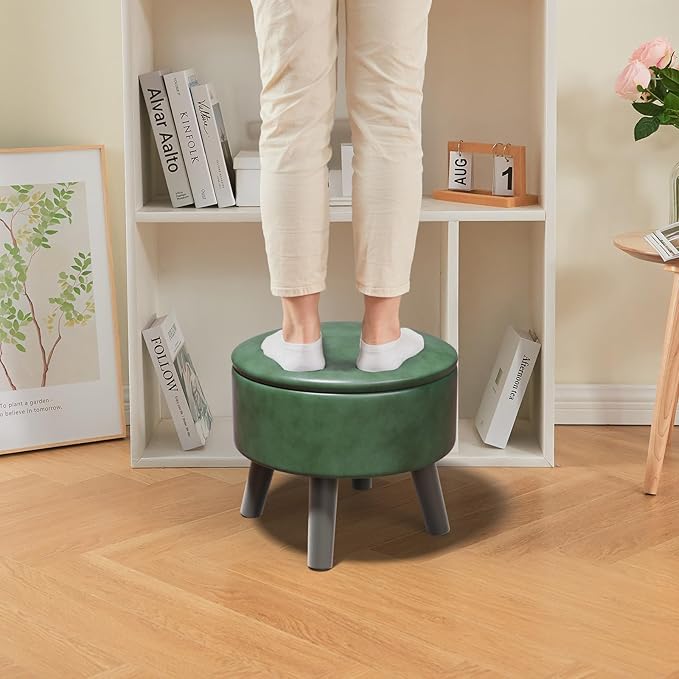 FIMIVIBI Small Foot Stool Ottoman - Image 5